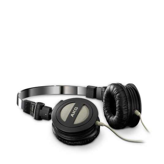 K404 - Black - Folding mini stereo headphones with superior sound quality and portability - Hero image number null