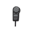 C411 L - Black - High-performance miniature condenser vibration pickup with mini XLR connector - Hero
