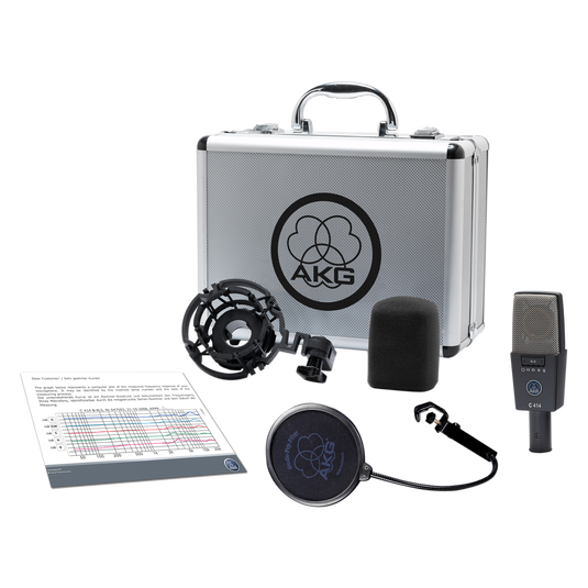 C414 XLS | Microfone condensador de referencia multipadrão