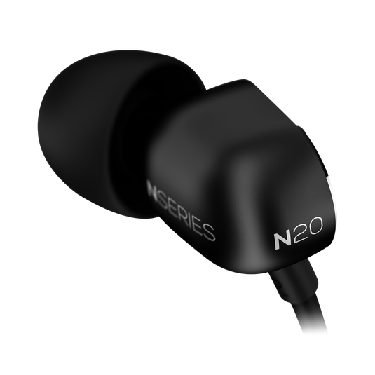 N20U - Black - Reference class in-ear headphones with universal 3 button remote. - Detailshot 5 image number null