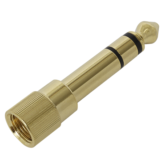Stereo adaptor 6.3mm for AKG K240MKII - Gold - Hero image number null