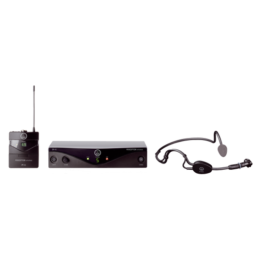 Perception Wireless 45 Sports Set Band-A - Black - High-performance wireless microphone system - Hero image number null