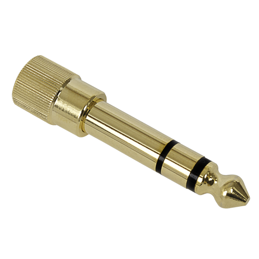 Stereo adaptor 6.3mm for AKG K240MKII - Gold - Detailshot 2 image number null