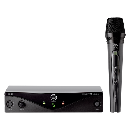 Perception Wireless 45 Vocal Set Band-A - Black - High-performance wireless microphone system - Hero image number null