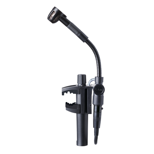 C518 M - Black - Professional miniature clamp-on condenser microphone with mini XLR to standard XLR cable - Hero image number null