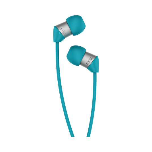 Y23U - Teal - The smallest in-ear headphones with universal remote and microphone - Detailshot 2 image number null