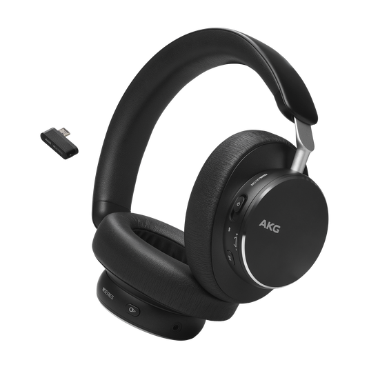 AKG N9 Hybrid - Black - Wireless over-ear noise cancelling headphones - Hero image number null