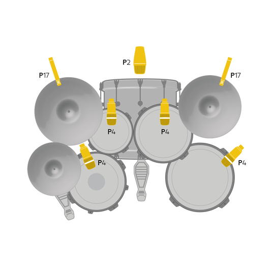 Drum Set Session I - Black - High-performance drum microphone set - Detailshot 1 image number null