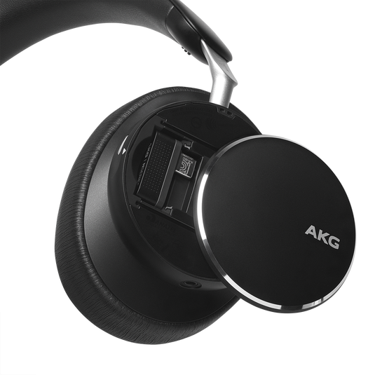 AKG N9 Hybrid - Black - Wireless over-ear noise cancelling headphones - Front image number null