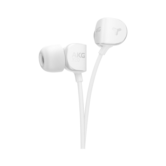 Y20 - White - An in-ear headphone shaped to fit any ear - Hero image number null
