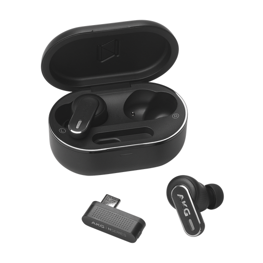 AKG N5 Hybrid - Black - True wireless noise cancelling earbuds - Detailshot 1 image number null