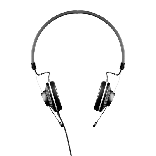 K15 - Black - High-performance conference headphones - Front image number null