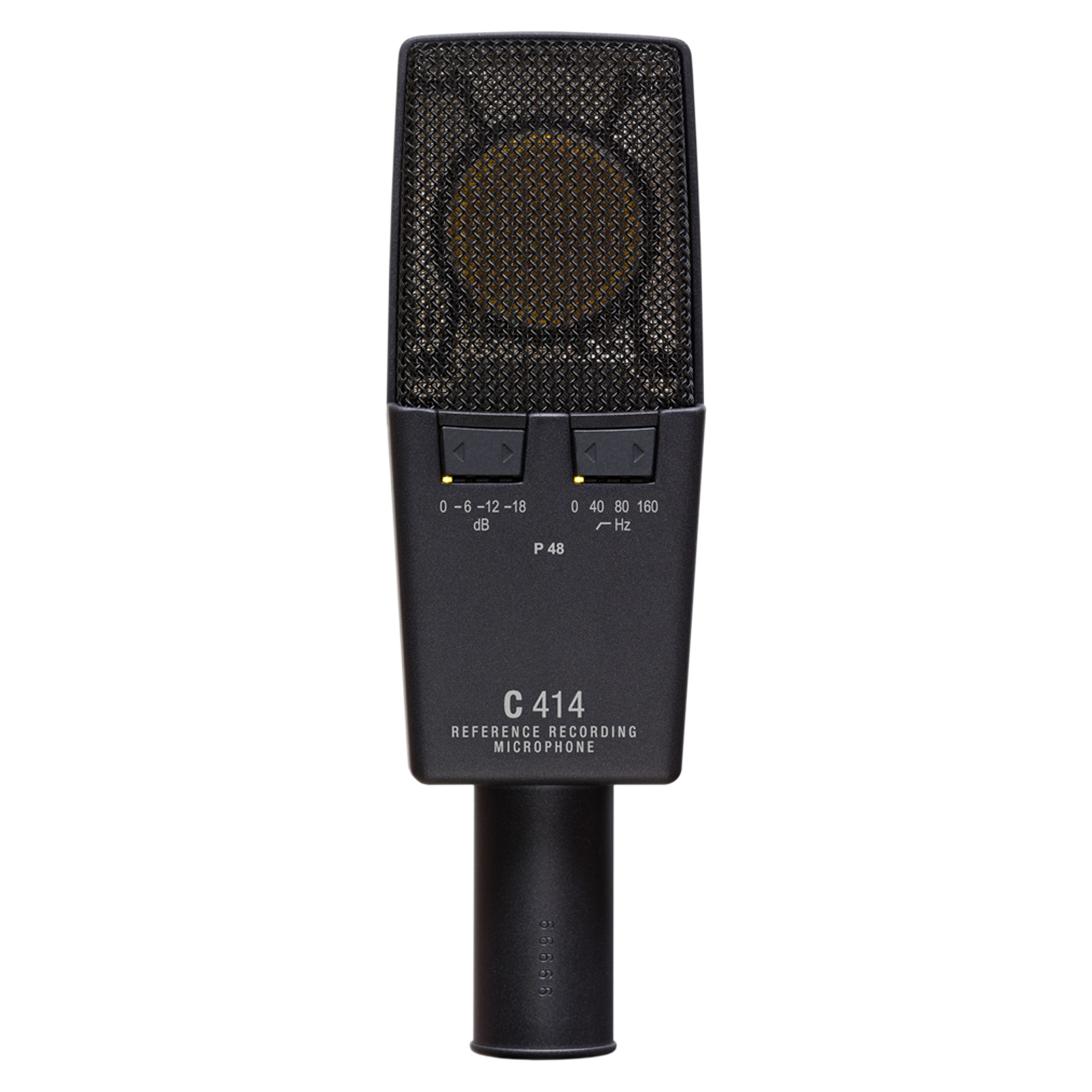 C414 XLS - Black - Reference multipattern 
condenser microphone - Back